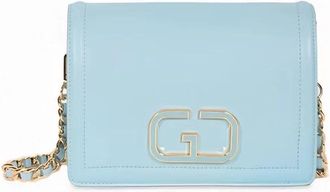 Gio Cellini Borsa in ecopelle liscia - Dames - Schoudertassen - Blauw - ONE Size - Leer - Tassen
