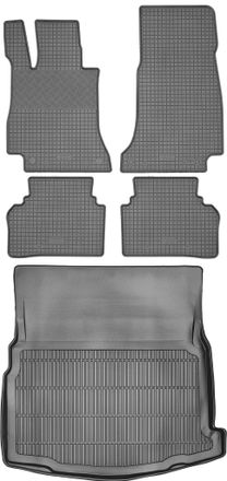 OEM Juego De Alfombrillas De Goma Para Coche Y Alfombrilla Para Maletero Para Mercedes Clase E W213 Sed&aacute;n (a Partir De 2016)