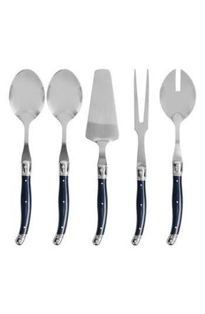 French Home Laguiole Hostess 5-Piece Serving Set in Navy at Nordstrom Rack