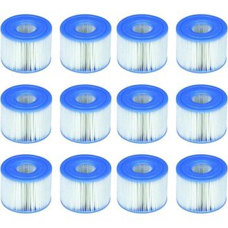 OEM Paquete De 6 - Juego De 2 Cartuchos De Filtro Para Spas Intex, Es Decir, 12 Cartuchos