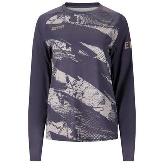 ENDURANCE Kronos Cycling/MTB L/S Shirt Velotrikot f&uuml;r Damen | grau/blau
