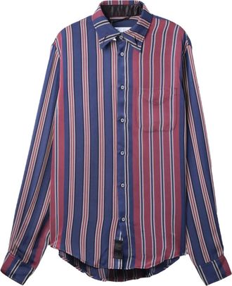 4sdesigns Camicia a righe - Blu