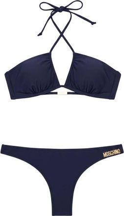 Moschino Badmode, Dames, Blauw, L, Bikini 2 Pezzi V2A5723