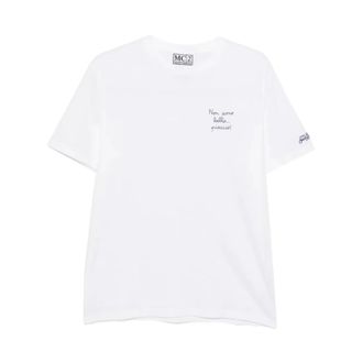 MC2 Saint Barth T-Shirts, male, White, Size: XL Bello T-Shirt