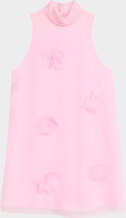 Cinq &agrave; Sept Sylvia Floral High-Neck Mini Dress