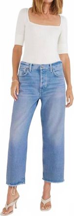 Ética Altin Loose Fit Crop Jeans In Sunset Cliff