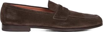 Churchs Suede Penny Loafers - Heren - Loafers - Bruin - 44 EU - Leer - Schoenen
