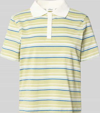 s.Oliver Red Label Regular Fit Poloshirt aus reiner Baumwolle in Hellblau, Gr&ouml;&szlig;e 46