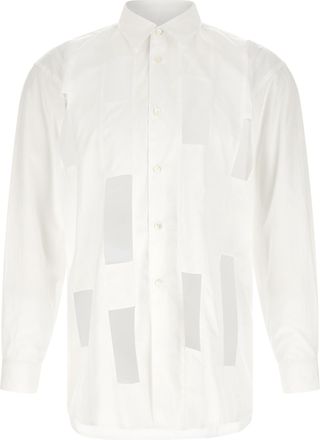 Comme Des Gar&ccedil;ons White Cotton Mens Blouse