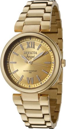 Invicta Angel Gold Dial Gold-tone Stainless Steel Ladies Watch 0553