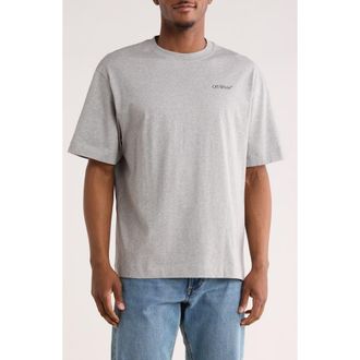 Off-white Windy Arrow Skate Graphic T-Shirt in Light Grey Melange-Black at Nordstrom Rack, Size X-Small