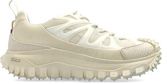 Moncler Trailgrip Amoeba Sneakers - Dames - Sneakers - Beige - 36 EU - Leer - Schoenen