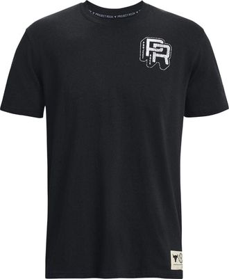 Under Armour Project Rock Training Heavyweight Short Sleeve T-shirt Black 1379114-001