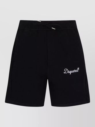 Dsquared2 cotton relaxed-fit knee-length chino shorts