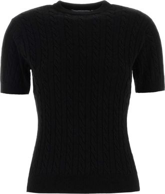 Gimaguas Black Wool Blend Rina Sweater