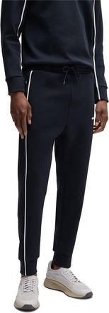 HUGO BOSS Mens Hbg Hadiko Jogging Bottoms, Elasticated Waistband in Dark Blue 402 - Size 2XL