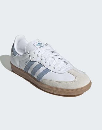 adidas Originals Samba OG - Scarpe bianche e color cenere-Bianco