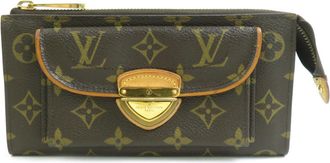 Louis Vuitton Brown Monogram Canvas Long Wallet (Bi-Fold) (Pre-Owned)