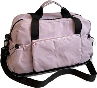 Generic Compatible For Large Capaci ort Trip Travel Bag Dry Wet Separation Sports Fitn Storage Lage(Light purple)