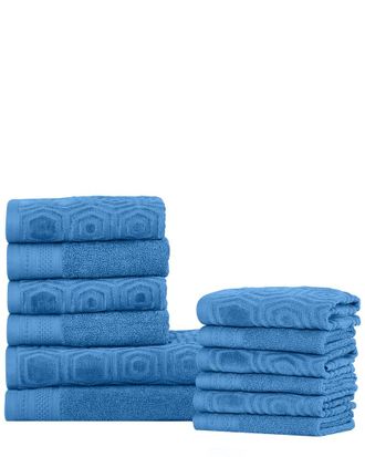 Superior 12Pc Combed Cotton Towel Set