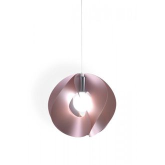 Linea Zero Atom L&aacute;mpara De Suspensi&oacute;n Rosa Di&aacute;metro 54x H50 Cm
