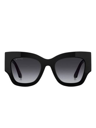 Etro Etromania sunglasses - women - Acetate - One Size - Black