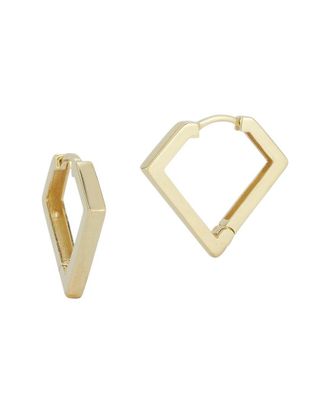 Ember Fine Jewelry 14K Squared Huggie Earrings