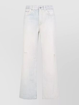 Our Legacy denim high-rise wide-leg jeans