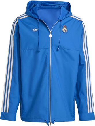 adidas Giacca Real Madrid con cappuccio - Blu