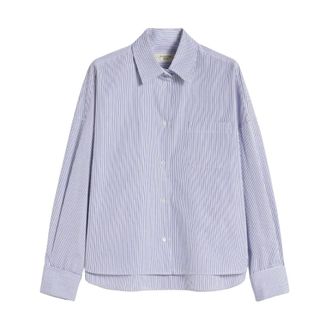Max Mara Dames, Blouses & Shirts, Blauw, Maat: 3XS Katoen