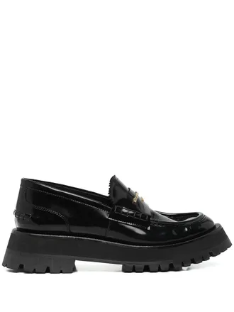 Alexander Wang Carter lug-sole box loafers - Black