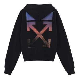 Off-white Mens Off-White FW21 Arrow Printing Pattern Loose Fit Black OMBB037F21FLE0051084