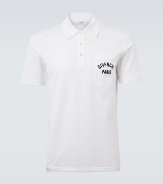 Givenchy Givenchy Paris cotton piqu&eacute; polo shirt