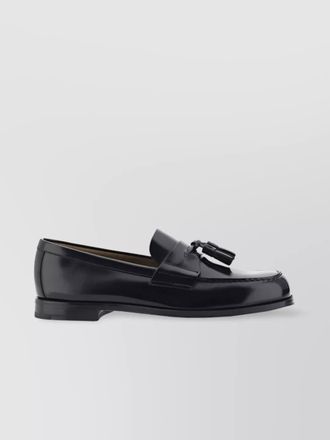 Prada leather loafers