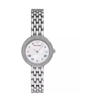 Emporio Armani Accessoires, Dames, Grijs, ONE Size, Rosa Horloge