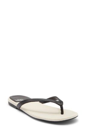 Jeffrey Campbell Kierra Flip Flop in Black Cream Combo at Nordstrom, Size 5.5