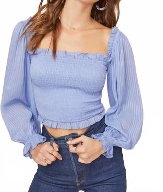 Astr Teri Top In Periwinkle