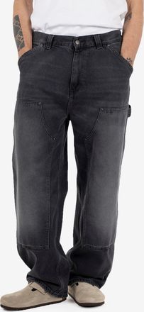 Carhartt Work in Progress OG Double Knee Pant black grind wash