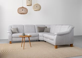 HOME AFFAIRE Ecksofa »Caldera L-Form« Federkern, wahlweise mit Kopfteilverstellung, Bettfunktion, Bettkasten