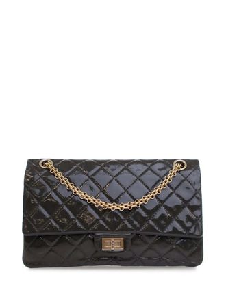 Chanel 2013-2014 Reissue 2.55 Patent Double Flap 226 crossbody bag - women - Patent Leather - One Size - Black