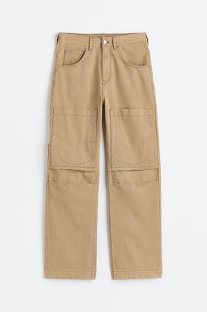 H&M Utility-Hose aus Twill - Beige