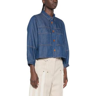 Sessun Leone Overshirt - female - Sessun - Denim Jackets - Blue - XS - Jackets