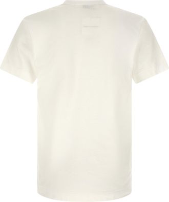 Comme Des Gar&ccedil;ons Heart-Embroidered T-Shirt - White