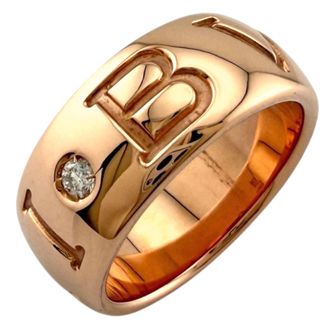 Bulgari Pink Gold Pink Gold (18K) Band Ring (Pre-Owned)