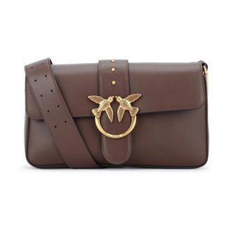 Pinko Shoulder Bags, female, Brown, ONE SIZE, Love One Classic Slouchy