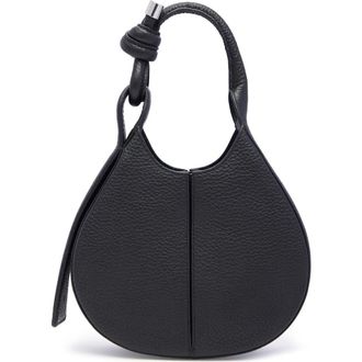 Behno Mini Ina Inverted Pleat Crossbody Bag in Black at Nordstrom