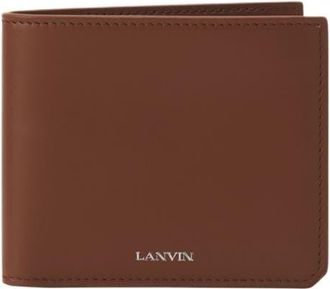 Lanvin Compagnon Leather Wallet in Chestnuts at Nordstrom