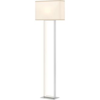 HOMCOM Lampada da Terra con Interruttore a Pedale e Luminosit&agrave; Regolabile Bianco - Homcom
