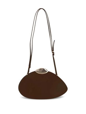 Benedetta Bruzziches leather clasp-closure shoulder bag - women - CALFSKIN - One Size - Brown