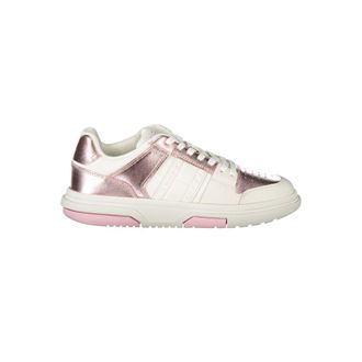 Tommy Hilfiger Metallic Laag Top Sneakers Roségoud Stijl